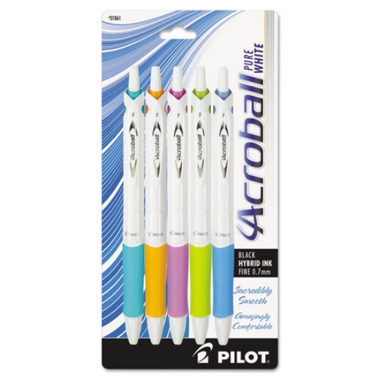 Picture of PEN,ACROBALL,BPT,5/PK,WH
