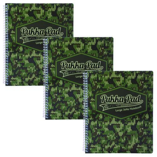 Picture of NOTEBOOK,LETRSIZE,GN,PK3