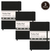 Picture of NOTEBOOK,8X5,SMALL,3PK,BK
