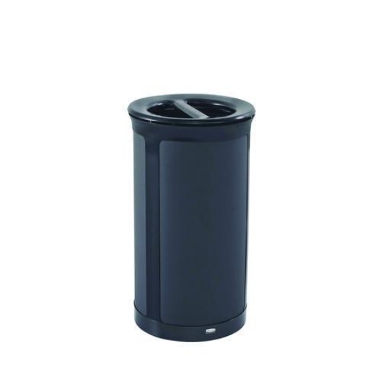 Picture of WASTEBASKET,ENHC,RD,33,BK