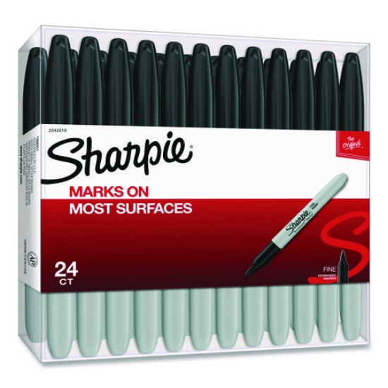 Picture of MARKER,FN TP,24PK,BK