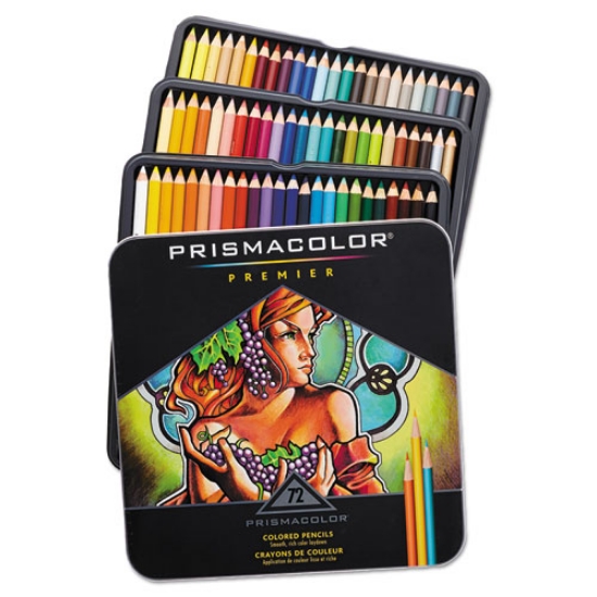 Picture of PENCIL,PRISMA,TIN,72CT