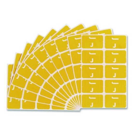 Picture of LABEL,FLDR,LETTER-J,1C/PK