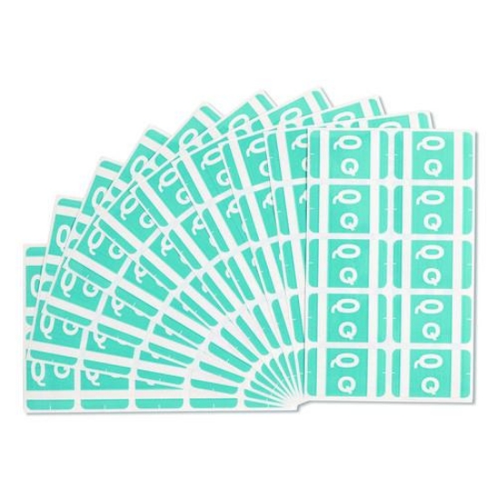 Picture of LABEL,FLDR,LETTER-Q,1C/PK