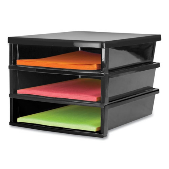 Picture of BOX,PAPER SRTR,3CMP,BK