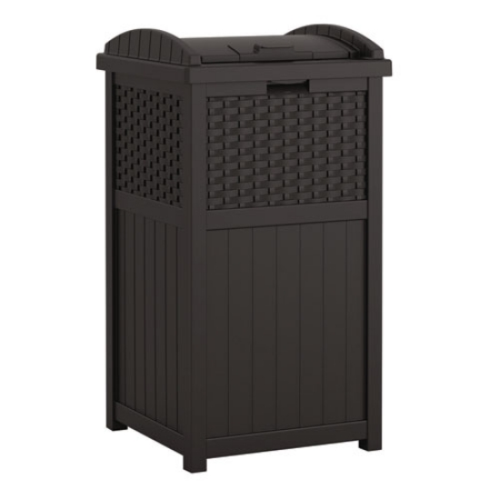 Picture of RECEPTACLE,WICKER,BK