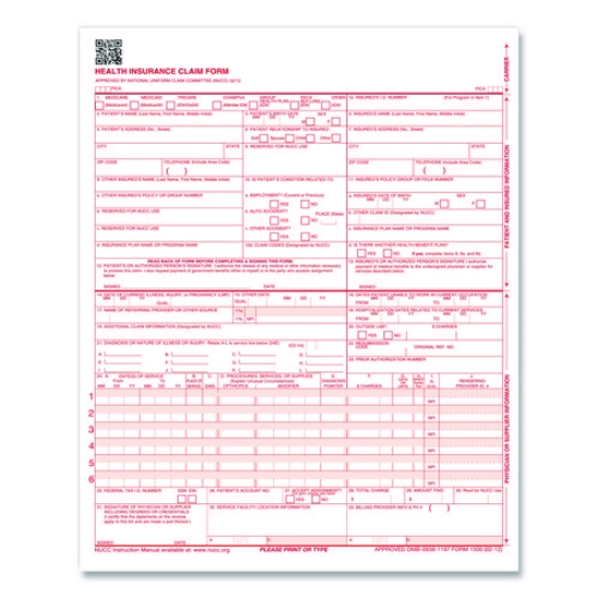 Picture of FORM,HLTH INSRNC,1000/CT