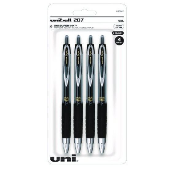 Picture of PEN,207,RT,GEL,MICRO,BL,4