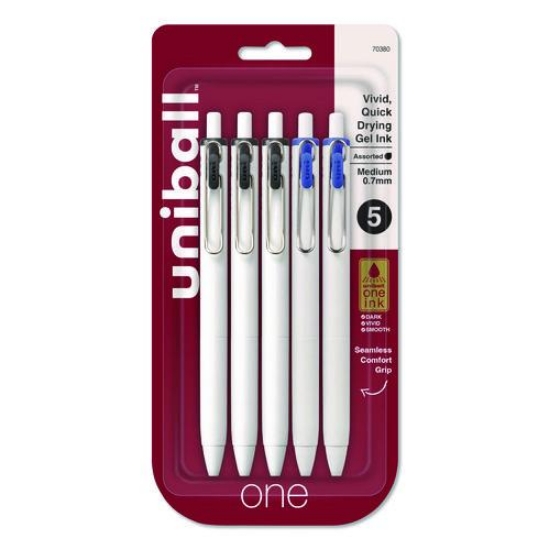 Picture of PEN,ONE GEL,5CD,AST BK/BE