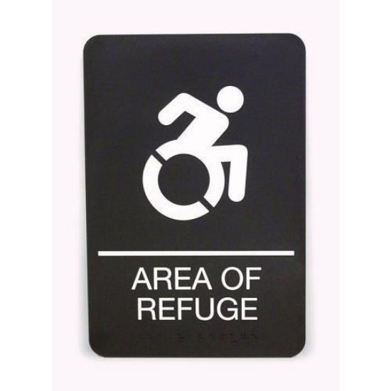 Picture of SIGN,AREA OF REFUGE,BK
