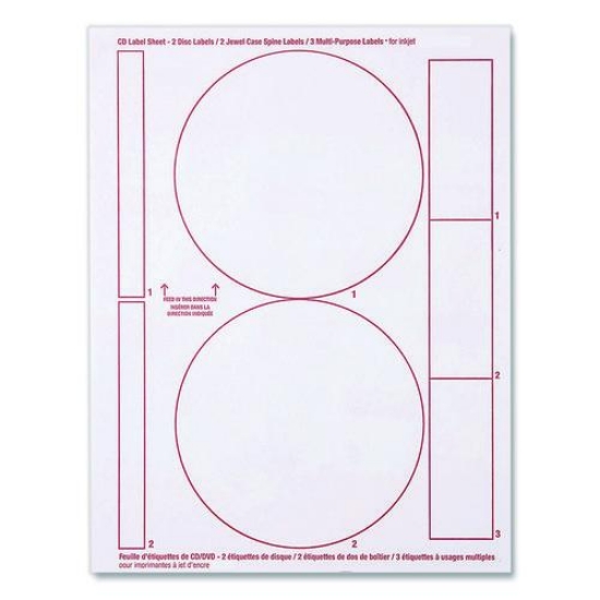 Picture of LABEL,MEDIA,7X50SH/PK,WH
